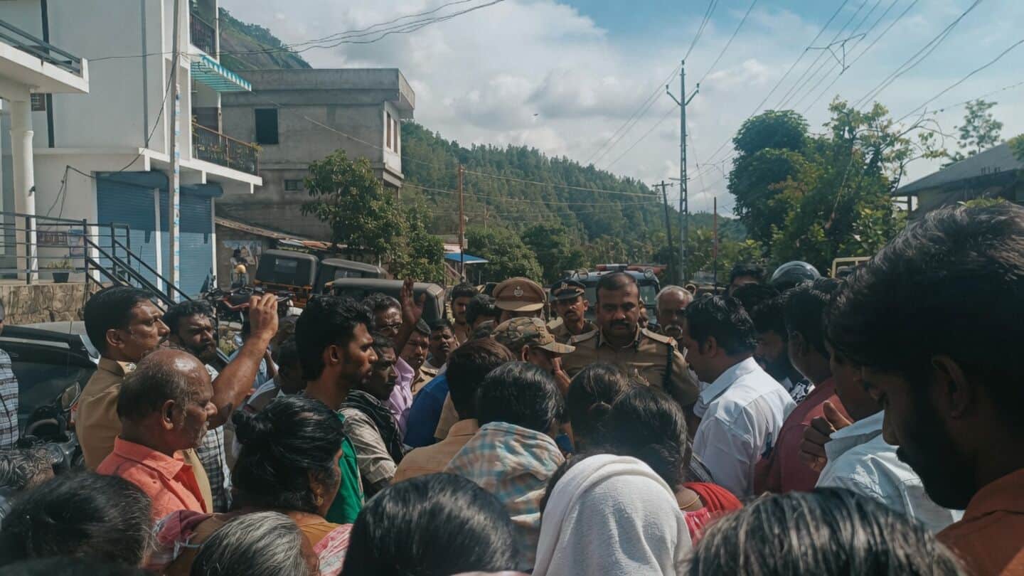 Wild gaur injures Marayur student Karthik Pandi, locals block highway