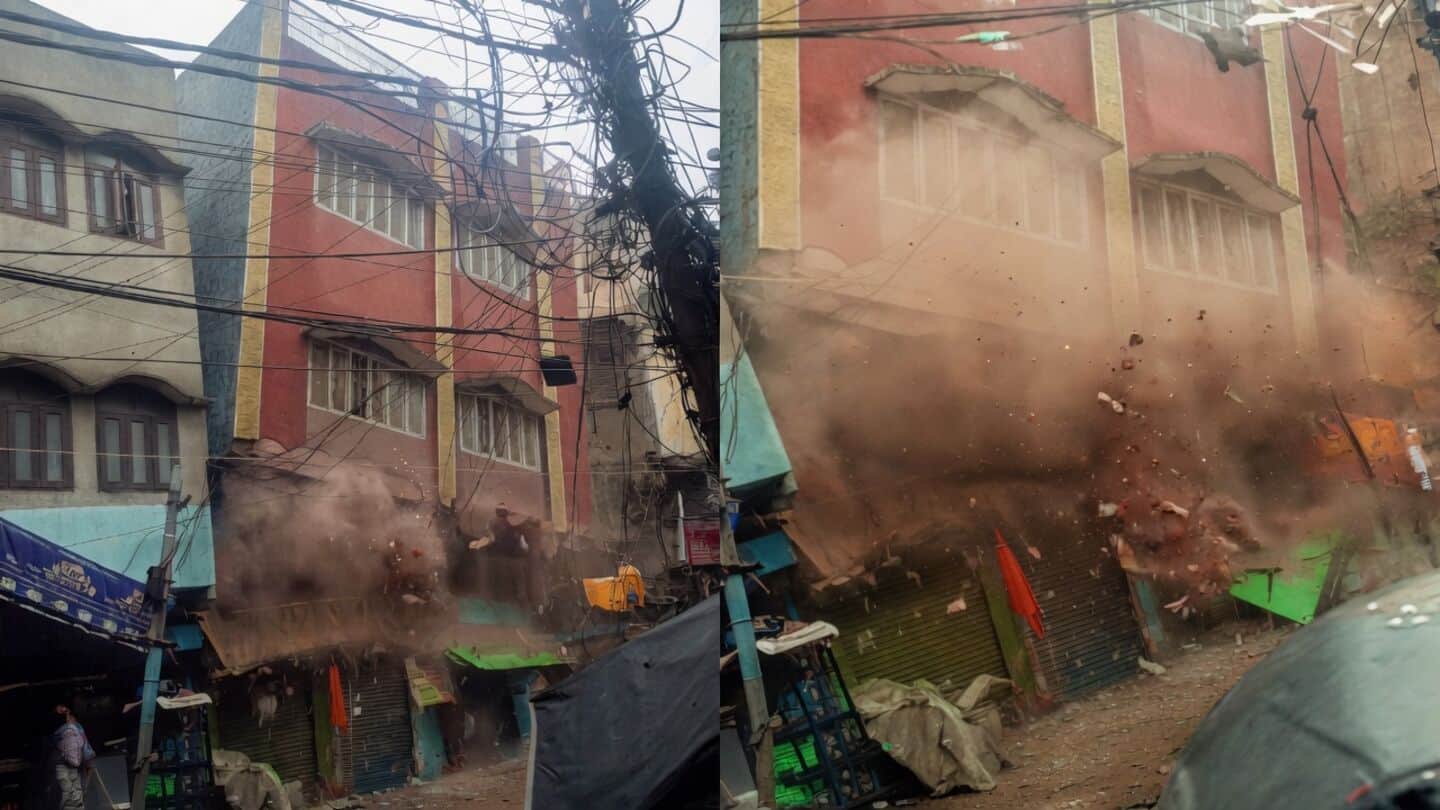 Moradabad 3-storey building declared unsafe yesterday collapses in heavy rain