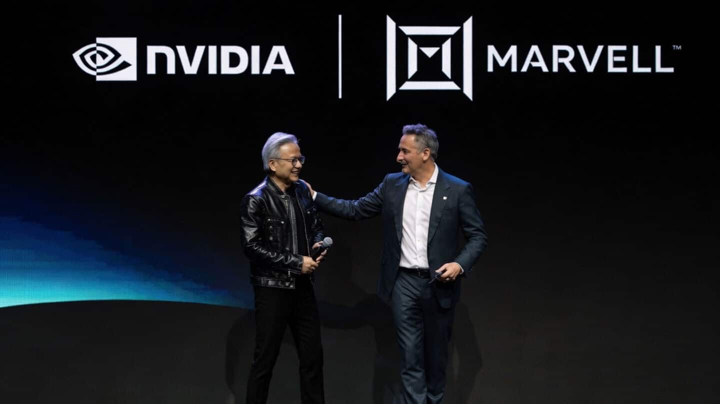 NVIDIA's Huang at Computex praises Marvell, shares surge over 30%