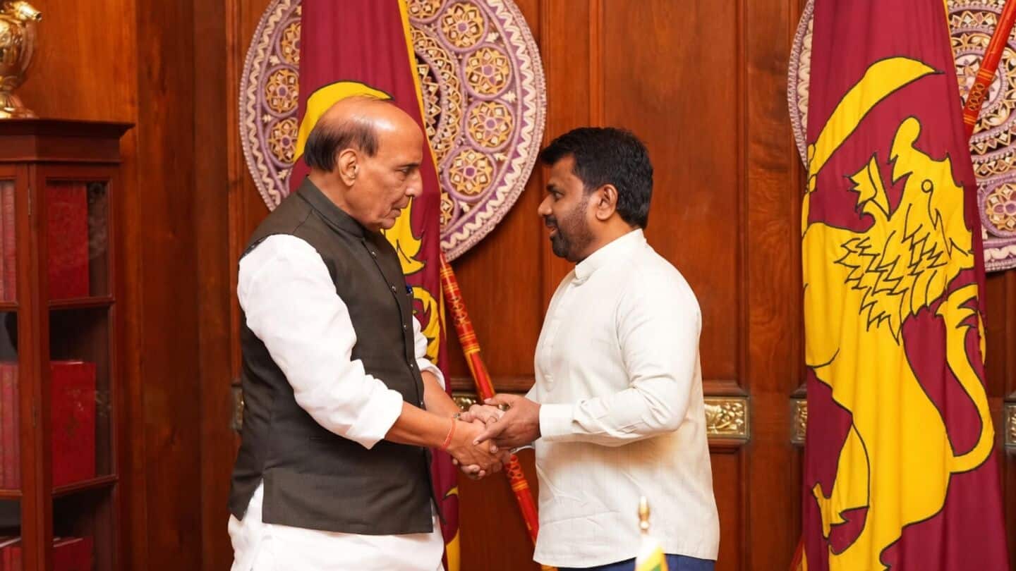 Rajnath Singh meets President Dissanayake in Colombo, deepens ties