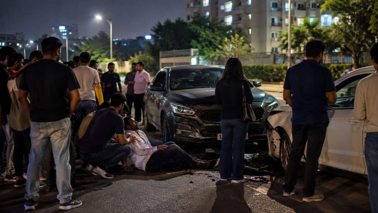 Bengaluru resident reports injured driver waited 30 minutes without help