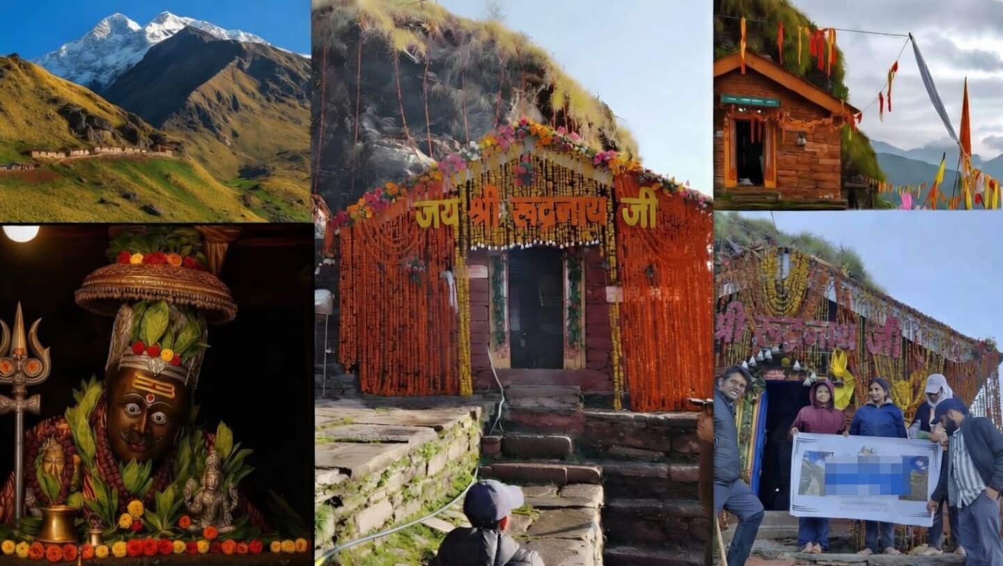 Rudranath Temple over 3,500m reopens May 18 at 1pm.