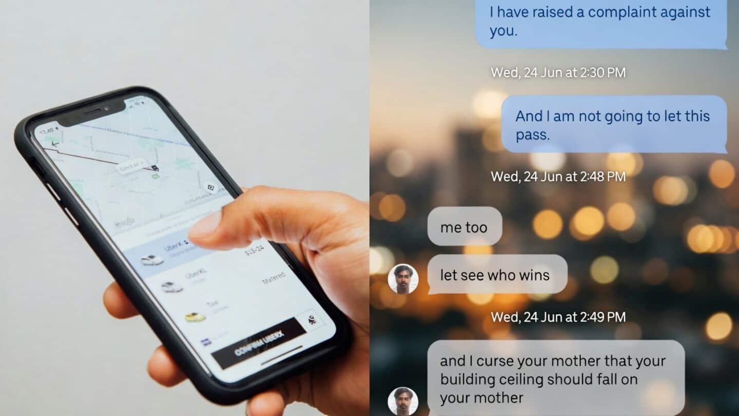 Ankita Pathak reports Mumbai Uber driver no-show and abusive messages
