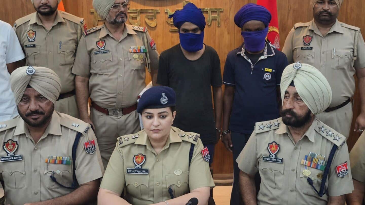 Punjab Police: alleged cross-border handler planned Sangrur BJP petrol bomb