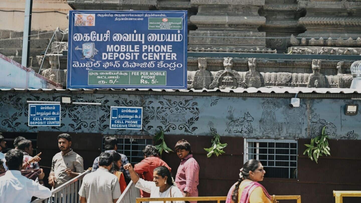 Tamil Nadu bars smartphones at 52 temples starting September 1