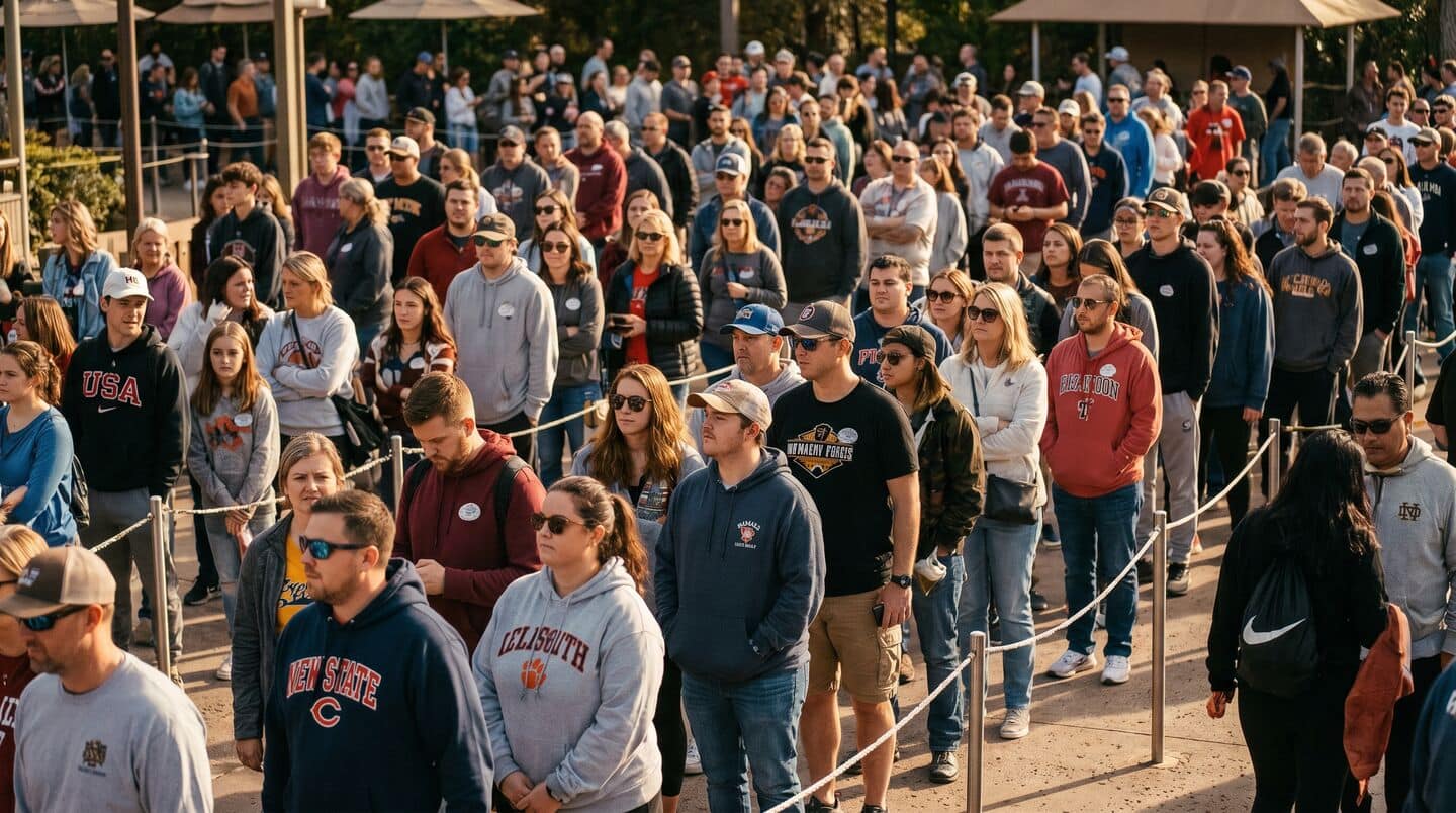 Annual local celebration draws huge crowds despite sudden weather scare