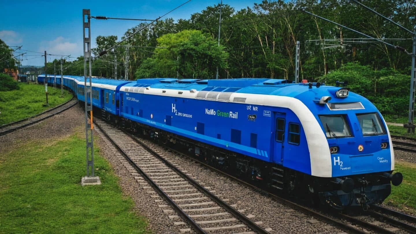 India kicks off 1st hydrogen fuel cell train pilot
