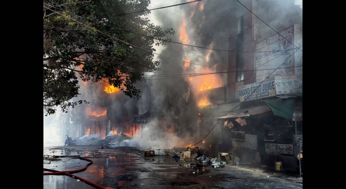 Rohtak D-Park fire kills 3 after suspected AC compressor explosion