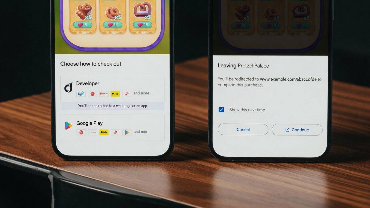 Google Play will allow 3rd-party payments for developers in 2026