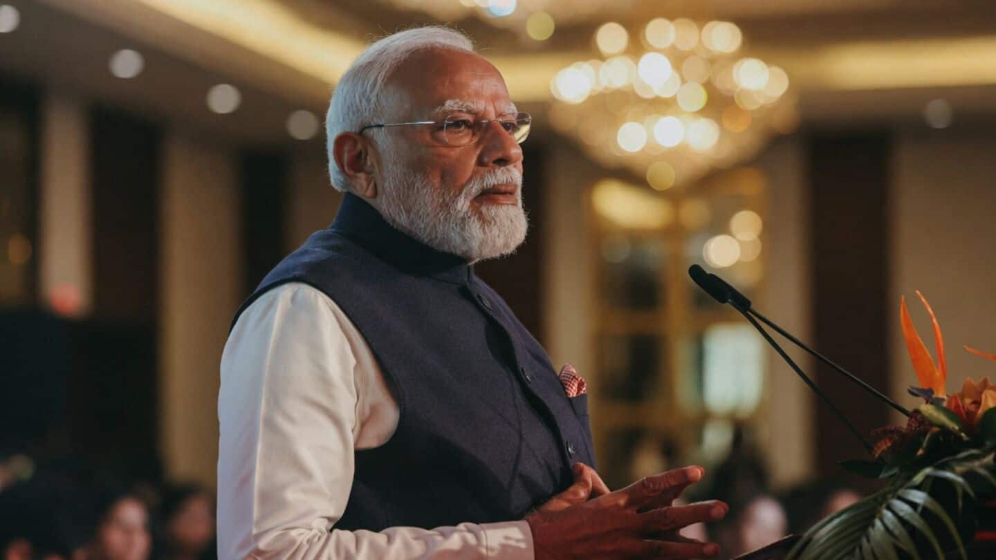 Narendra Modi visits Auckland, addresses Kiwi Indians after 40 years
