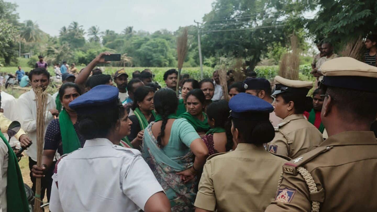 Farmers block Bengaluru land survey for 18,000 cr Bidadi township