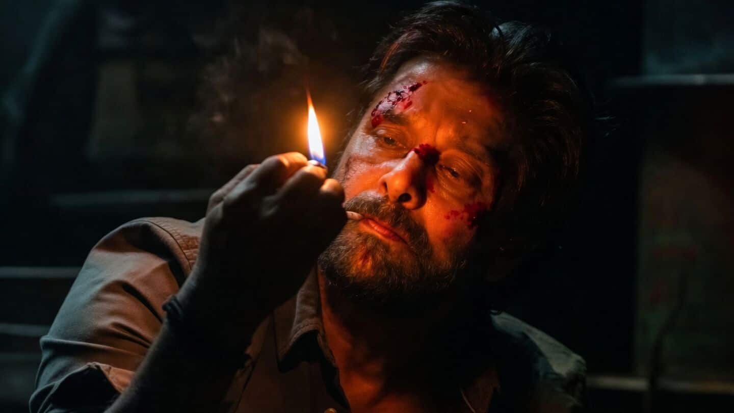 Shankar shares 'Chiyaan 63' shot of Vikram's rugged look