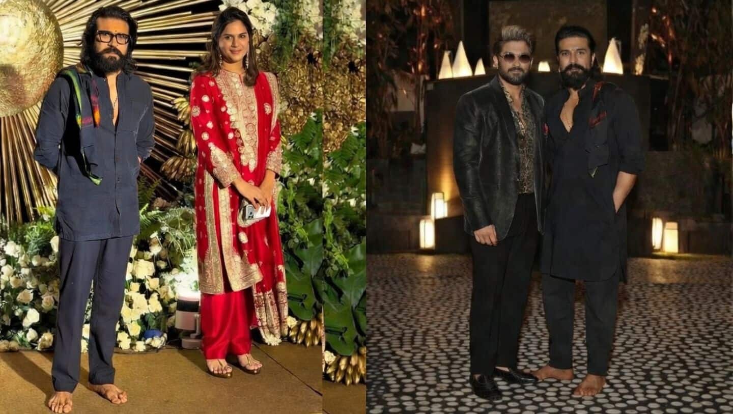 Ram Charan shows up barefoot at Rashmika-Vijay's reception: Why
