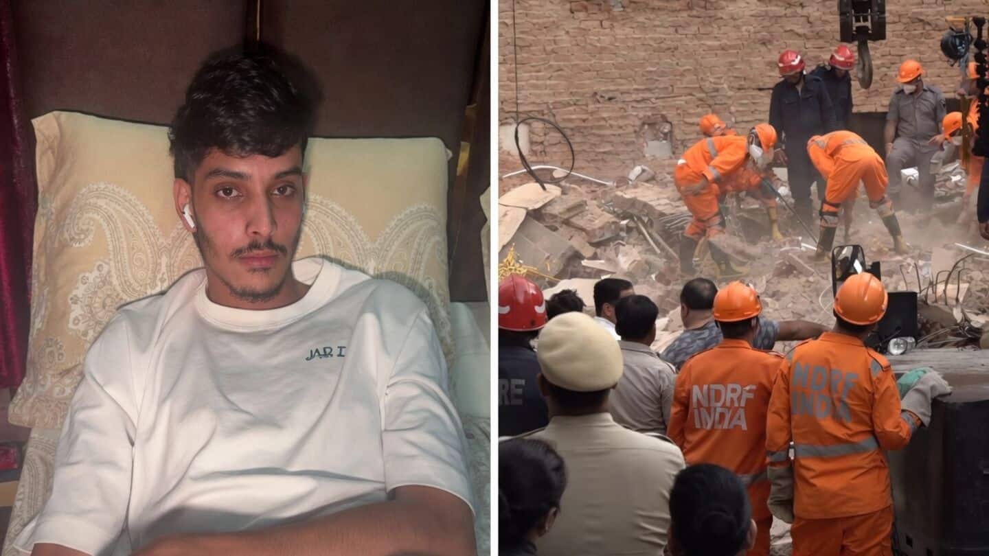 Delhi Satya Niketan PG collapse kills 7, Nitesh Chib rescued