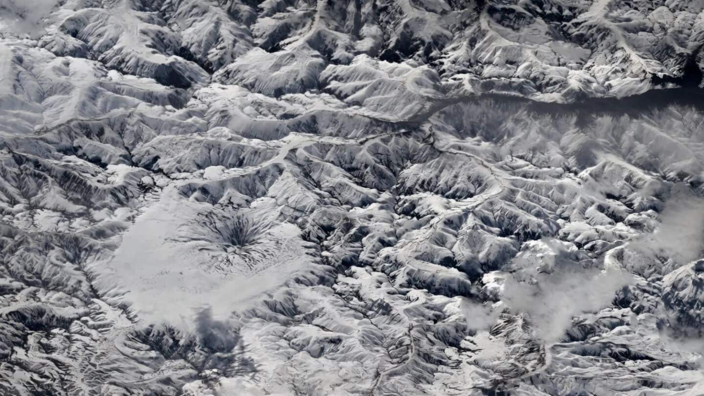 Jessica Meir posts Northern Patagonia Icefields photo taken from ISS