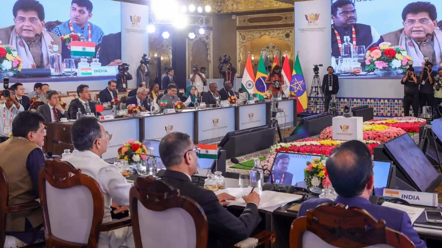 BRICS trade ministers in Jaipur adopt Economic Partnership 2030