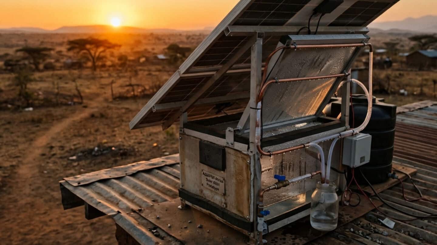 Scientists create solar gadgets harvesting air moisture into drinking water