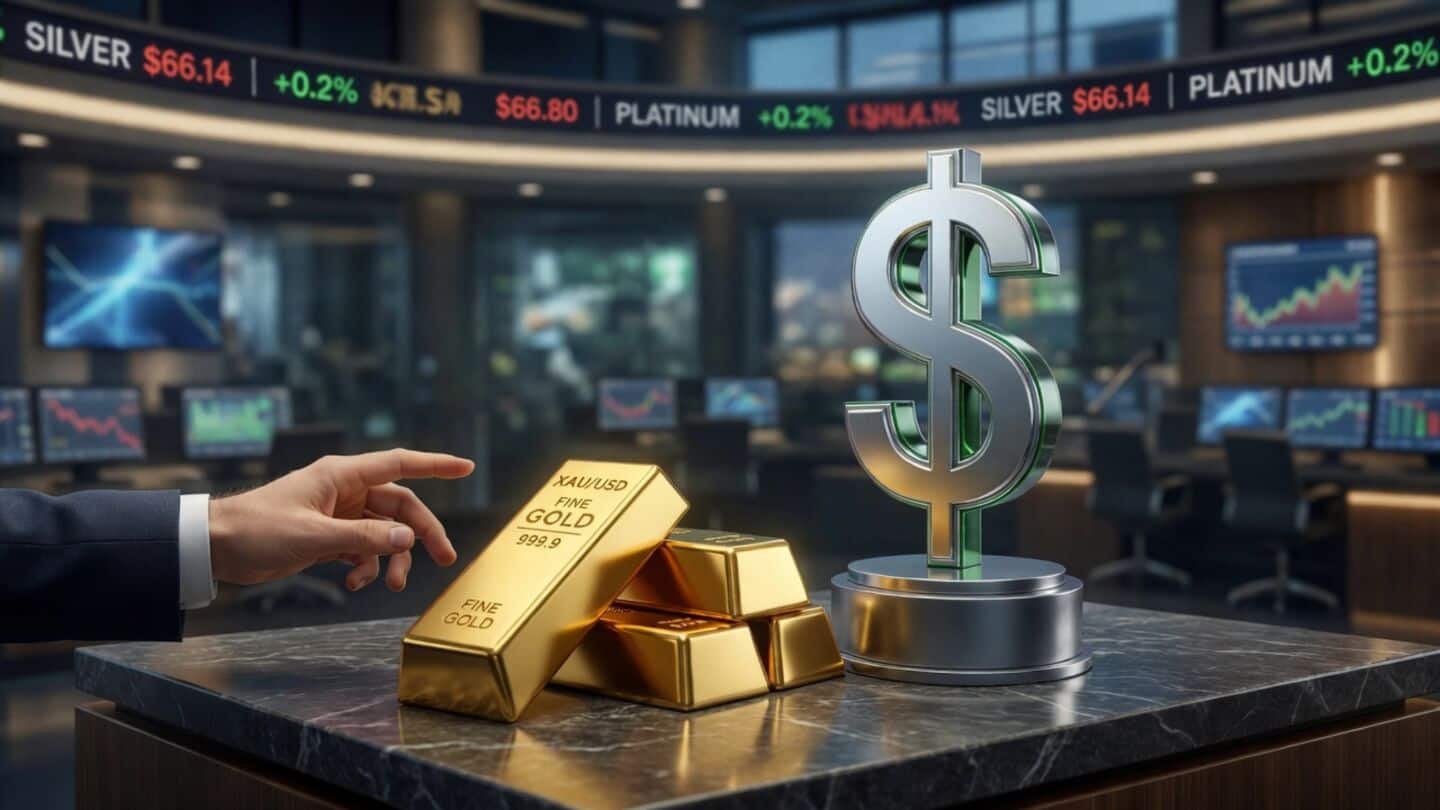 Gold down 0.6% to $4,350.39 on dollar gains, rate-hike fears