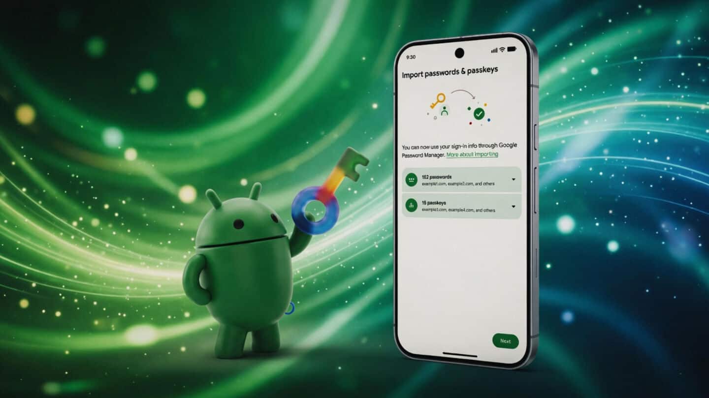 Google lets Android transfer passwords and passkeys between credential managers