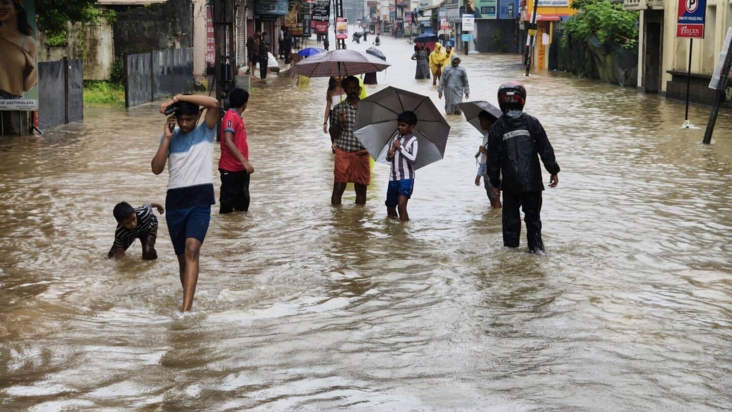 IMD issues orange alert for flash flood risk in Kerala