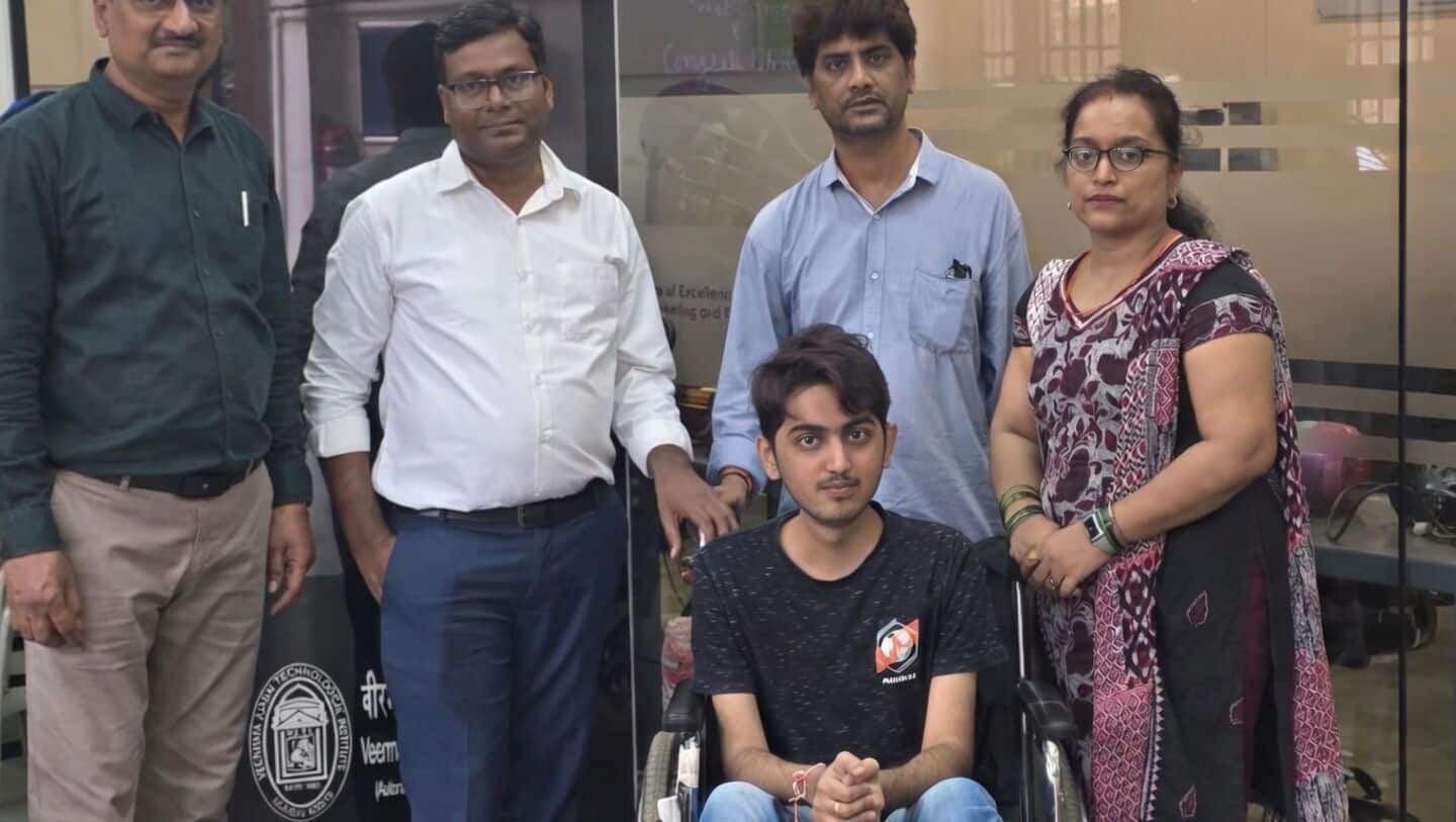 This Mumbai-based engineer is making stair-climbing wheelchair