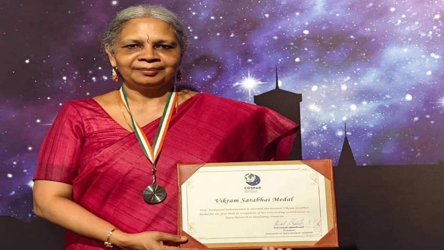 Annapurni Subramaniam becomes 1st Indian woman to win COSPAR medal