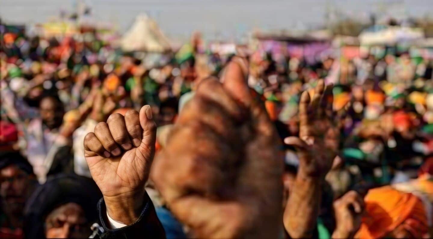 Vikram Randhawa leads BJP protest over Jammu land encroachments