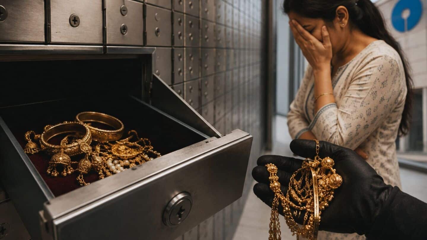 Kanpur woman reports ₹50L jewelry missing from SBI bank locker