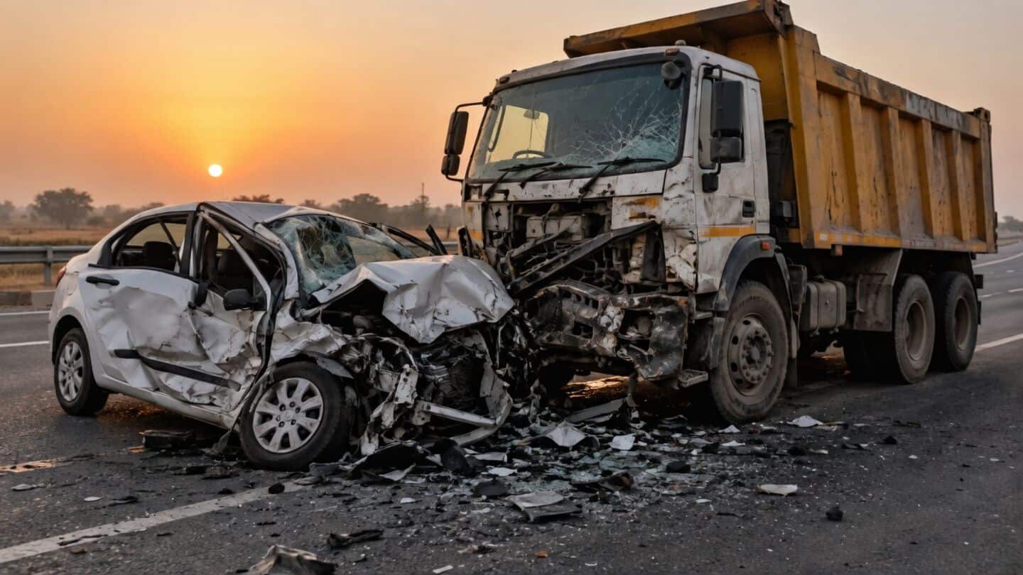 Five killed in 2 separate highway crashes in Rajasthan
