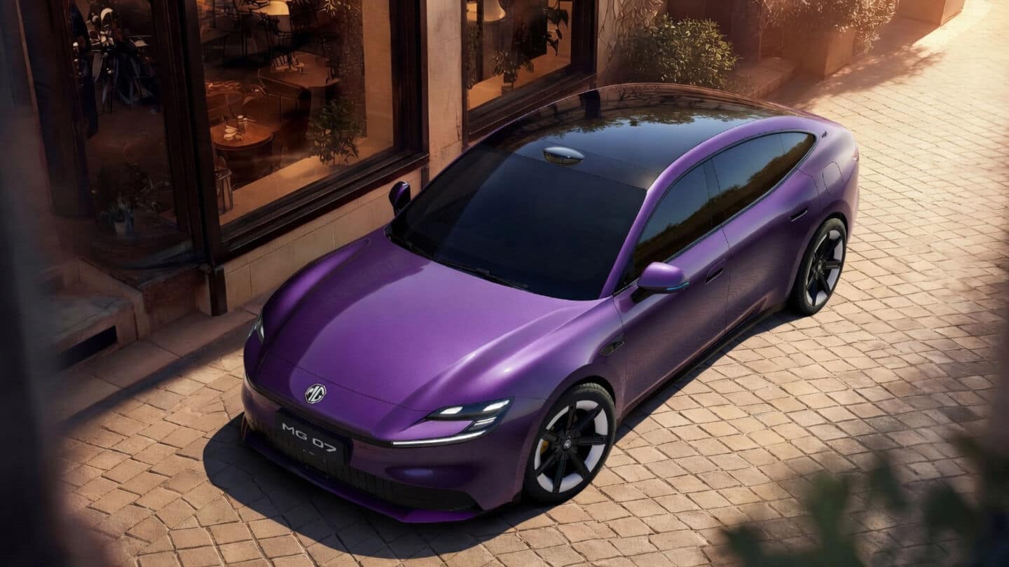 MG unveils MG 07 flagship electric coupe with Taycan-like styling