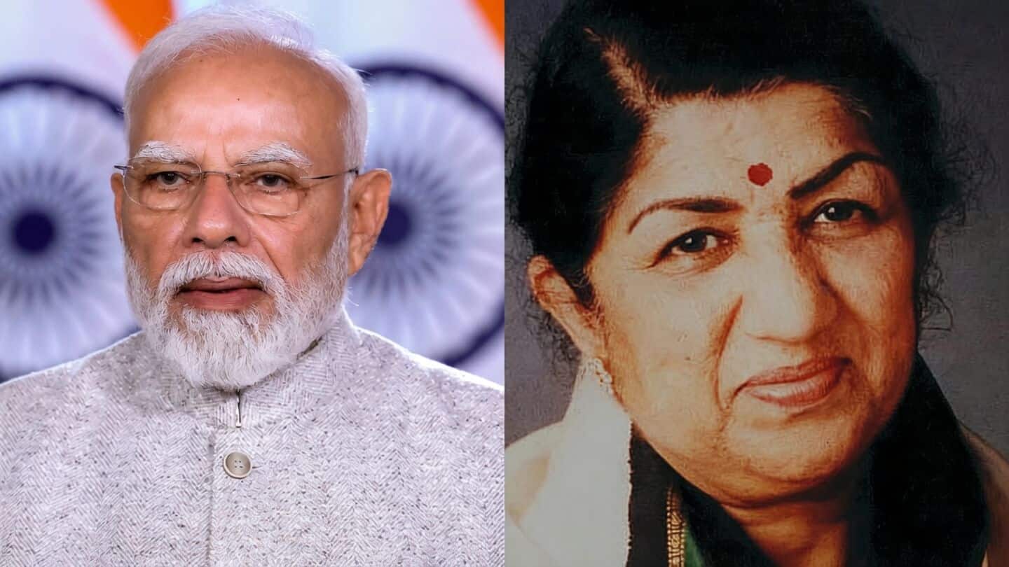 Modi and Shroff pay tribute on Mangeshkar's 97th birth anniversary