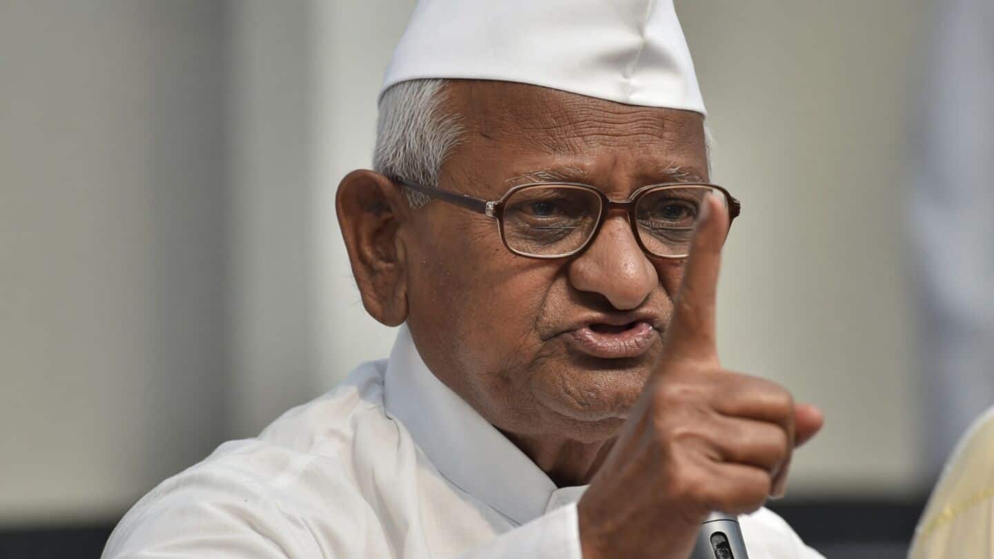 Anna Hazare asks PM Modi for dialogue over NEET protests