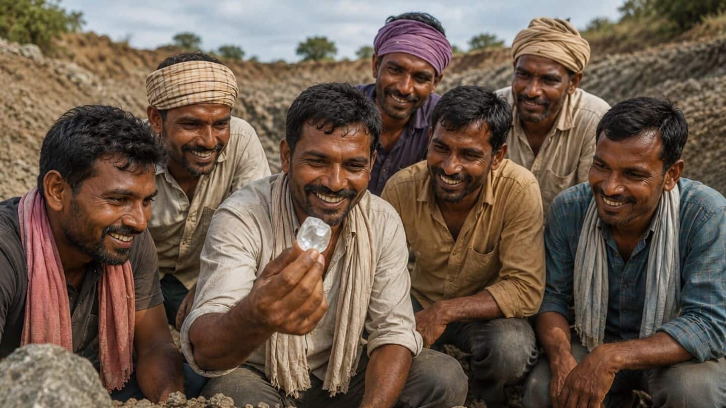 मध्य प्रदेश: बारिश ने बदली किस्मत, पुरानी खदान से निकला 17.96 कैरेट का 50 लाख का अनमोल हीरा