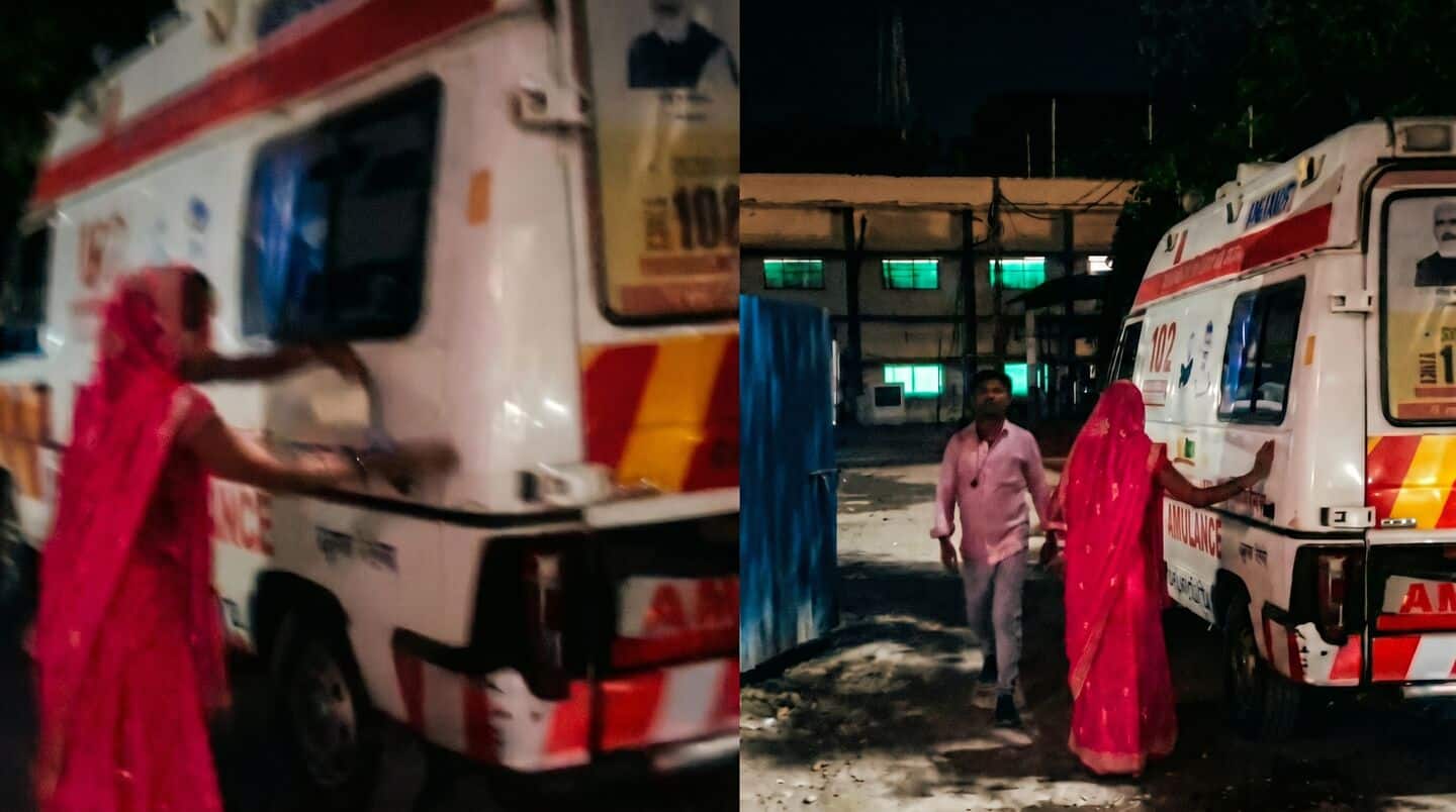 Bhopal woman made to clean blood-soaked ambulance after crash