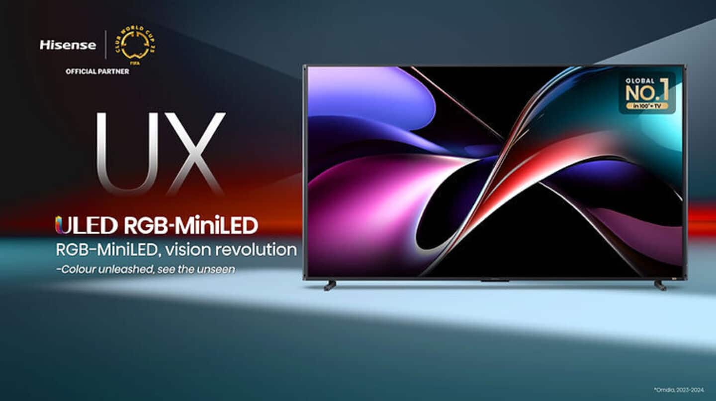 Hisense launches massive 100-inch, 116-inch Mini-LED TVs in India