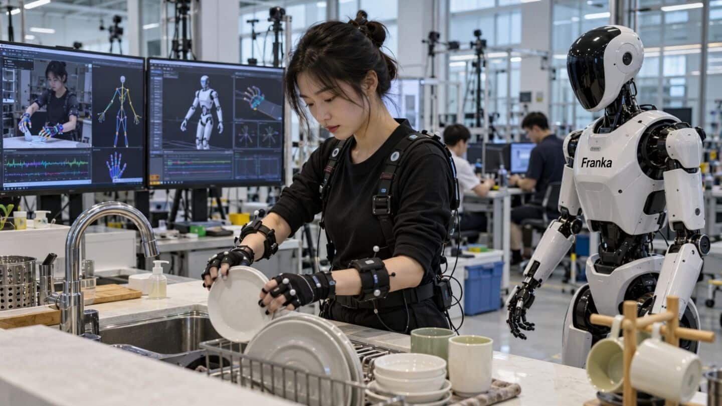 Robot training gigs in China pay up to $900 monthly