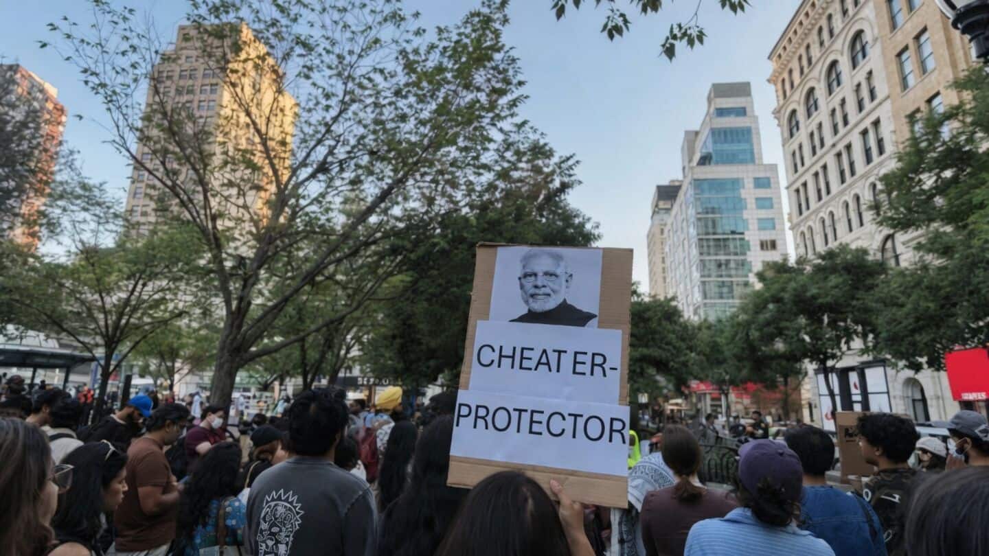 NEET protests reach global cities with 'Main bhi cockroach' chant