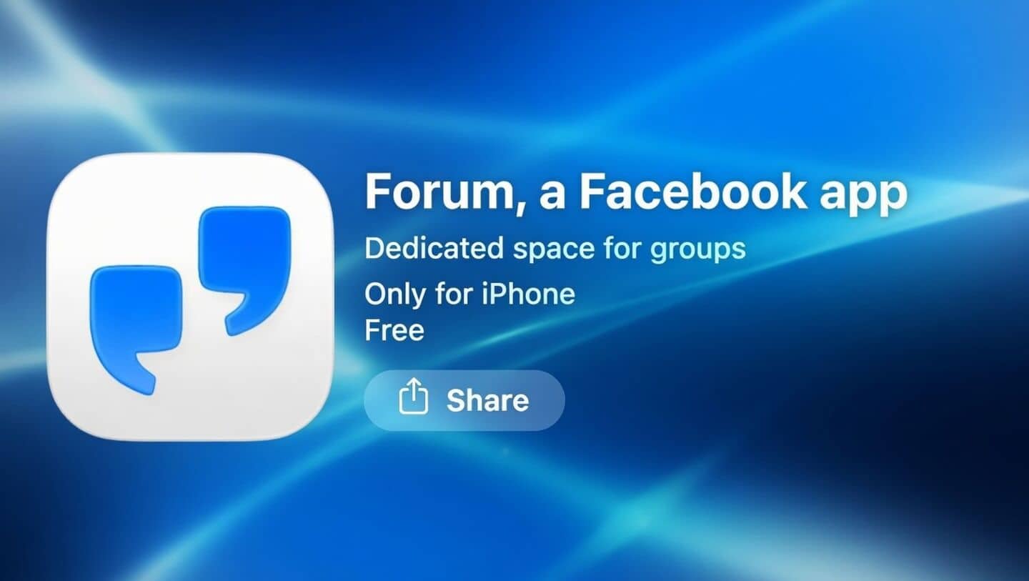 Meta quietly launches forum app linking Facebook Groups and profiles