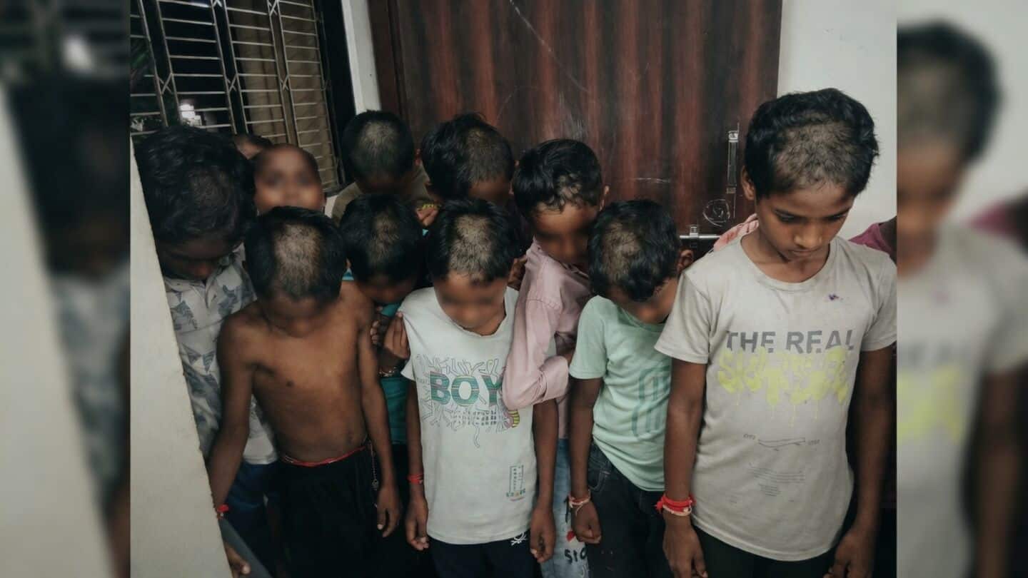 Chandrapur ashram school criticized by parents over alleged half-bald haircuts