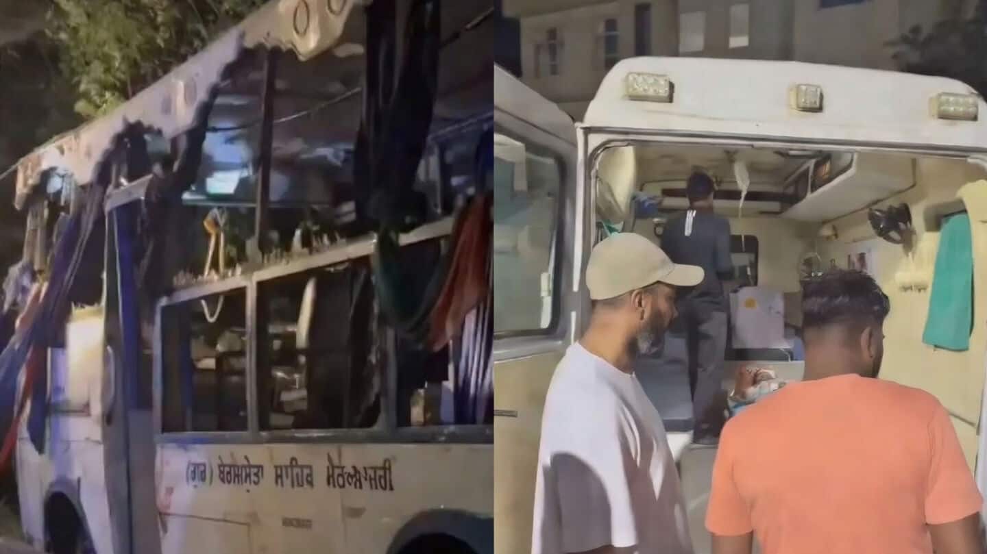 Bus carrying Baisakhi devotees flips in Fatehgarh Sahib killing 6