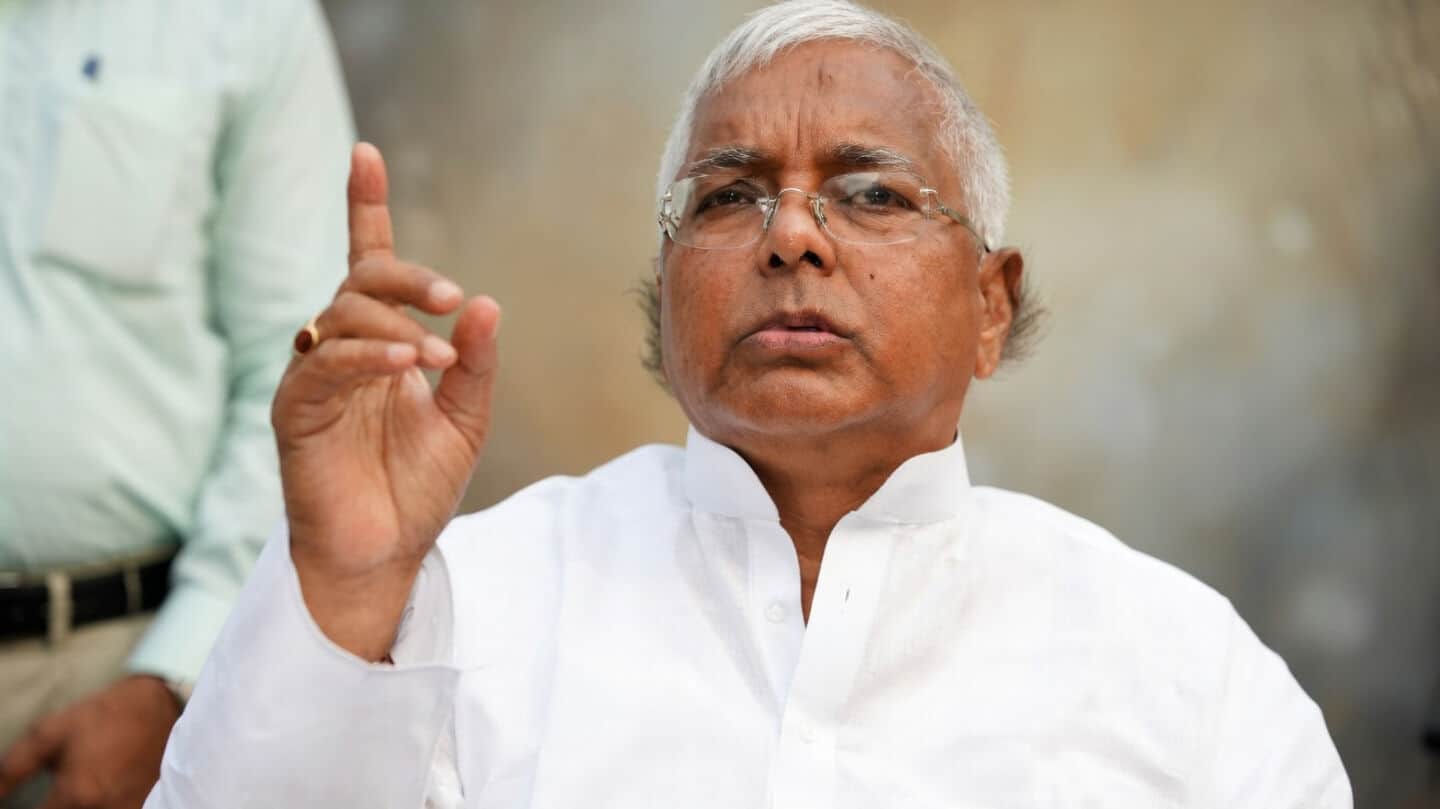 Supreme Court refuses to quash FIR against Lalu Prasad Yadav