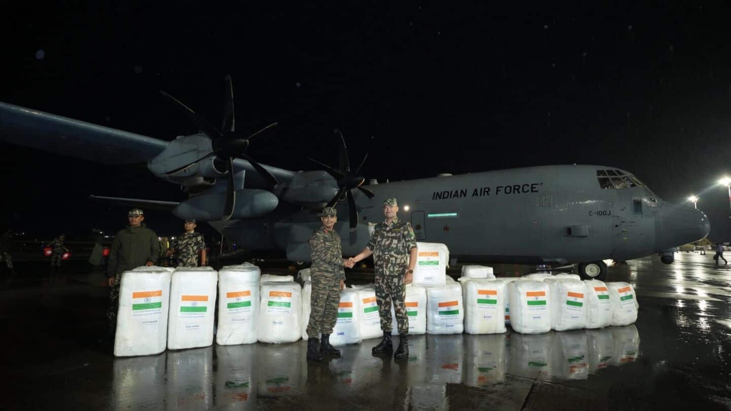 India sends 4th relief flight to Nepal with 11 tons
