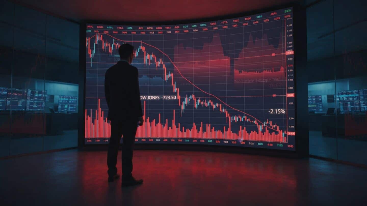 Dow Jones tumbles over 700 points after Fed raises rates