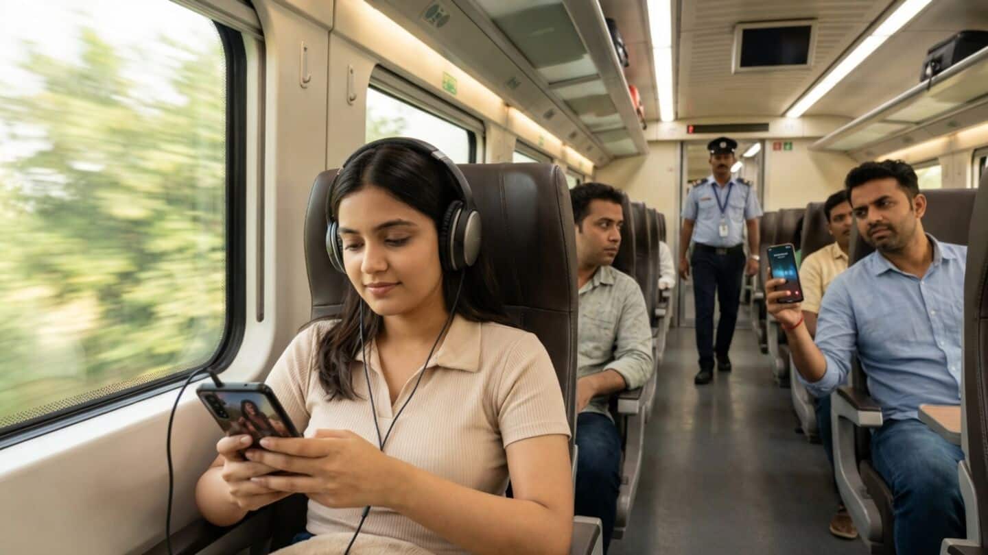 Indian Railways warns against speaker mode, ₹5,000 fines, jail possible