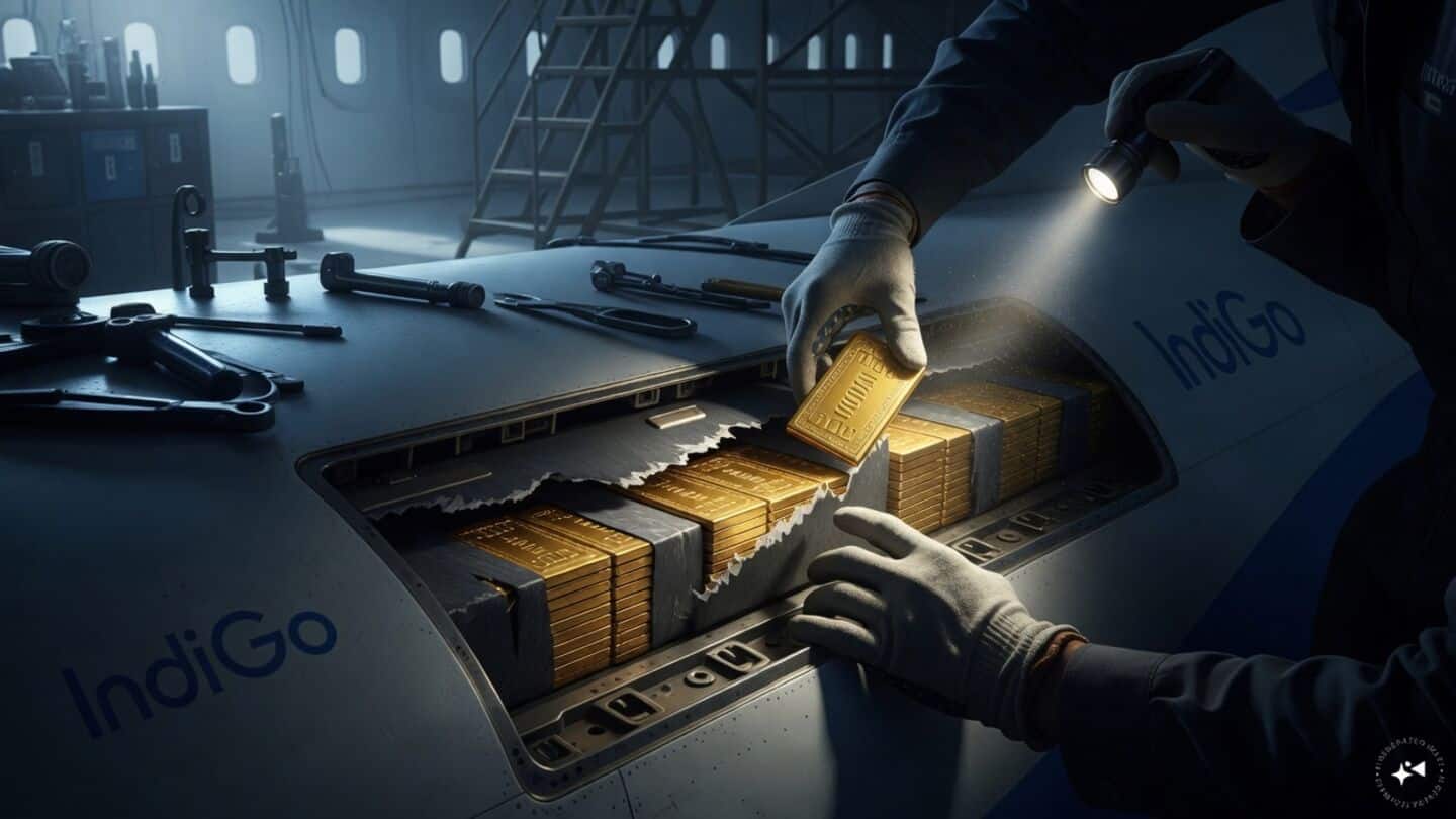 IndiGo lavatory yields 24 gold biscuits worth ₹4cr today