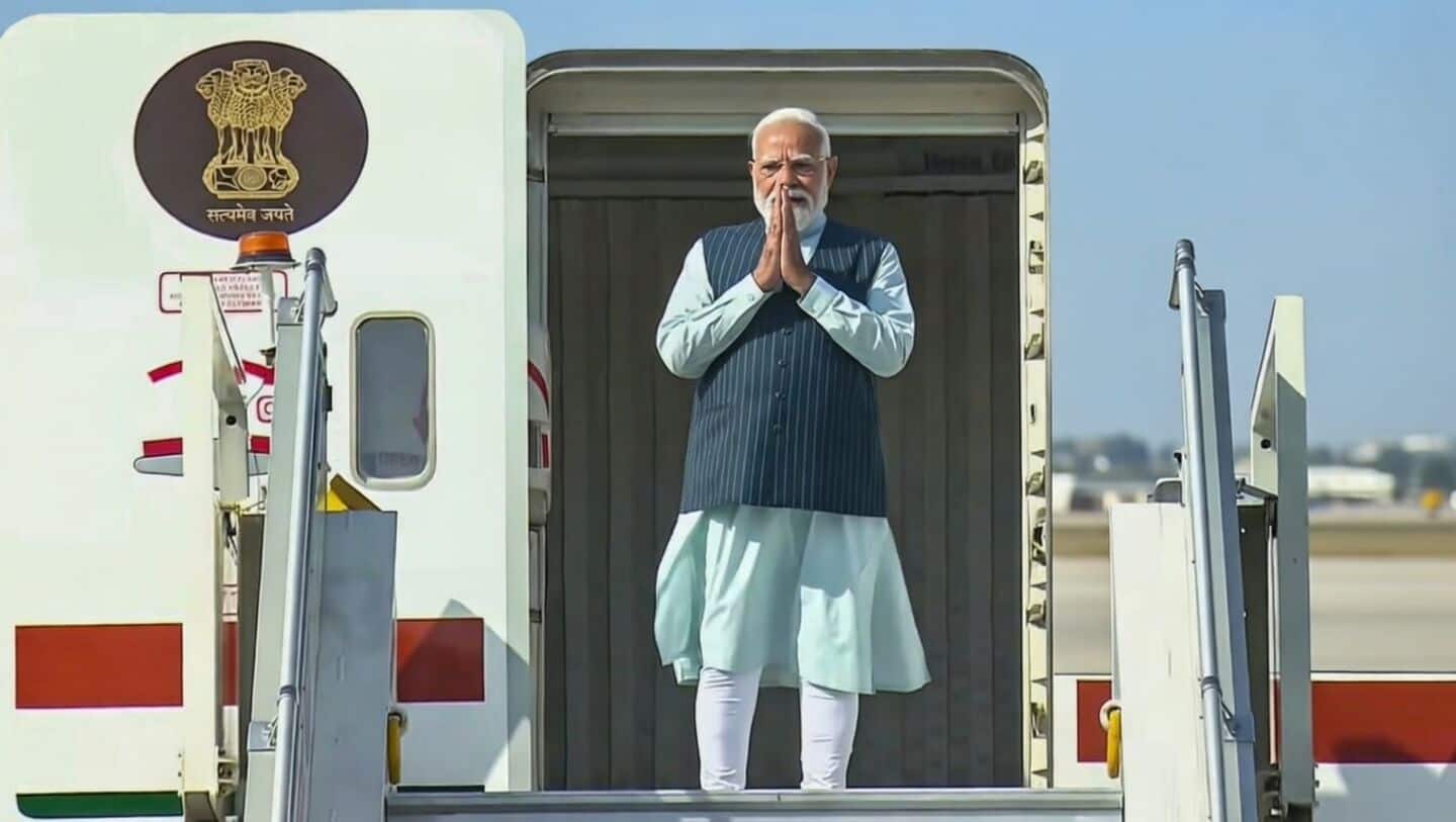 Prime Minister Narendra Modi meets UAE president, departs for Europe