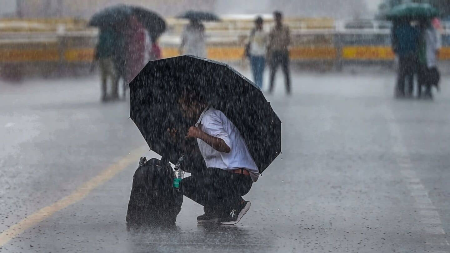 Delhi-NCR under IMD yellow alert as heavy rain disrupts traffic