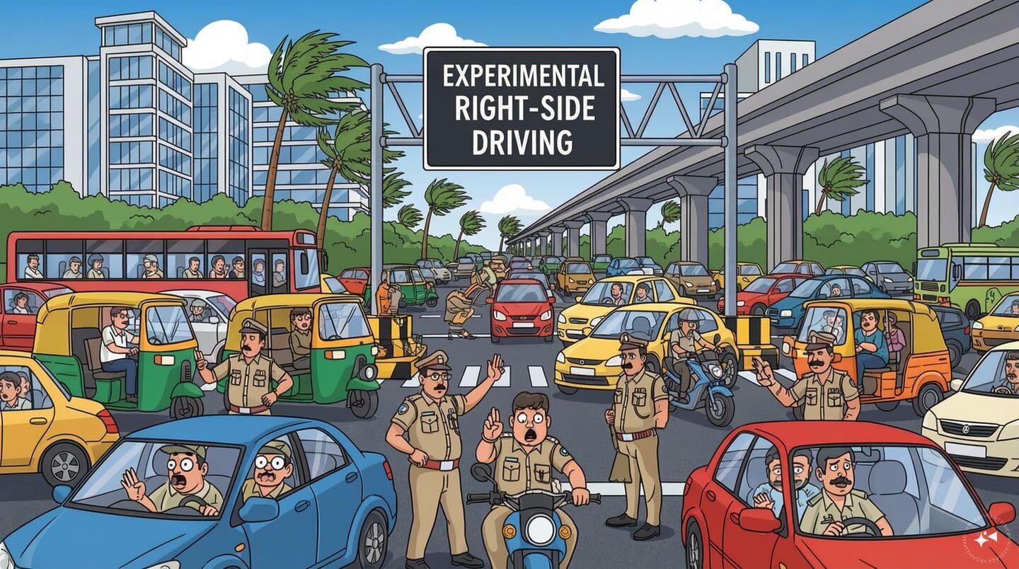 Bengaluru traffic police to introduce right-lane driving system