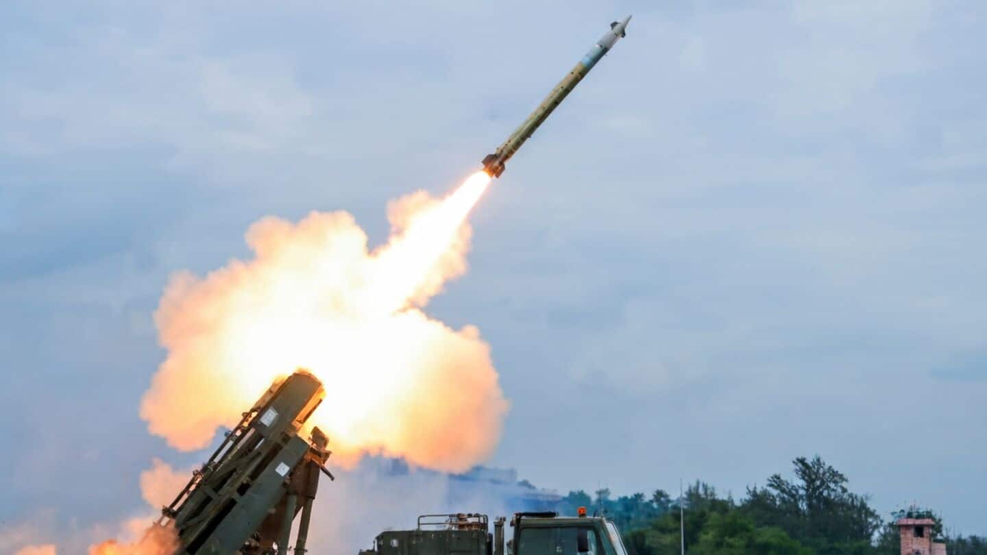 DRDO tests Pinaka LRGR in Odisha achieving 60km range