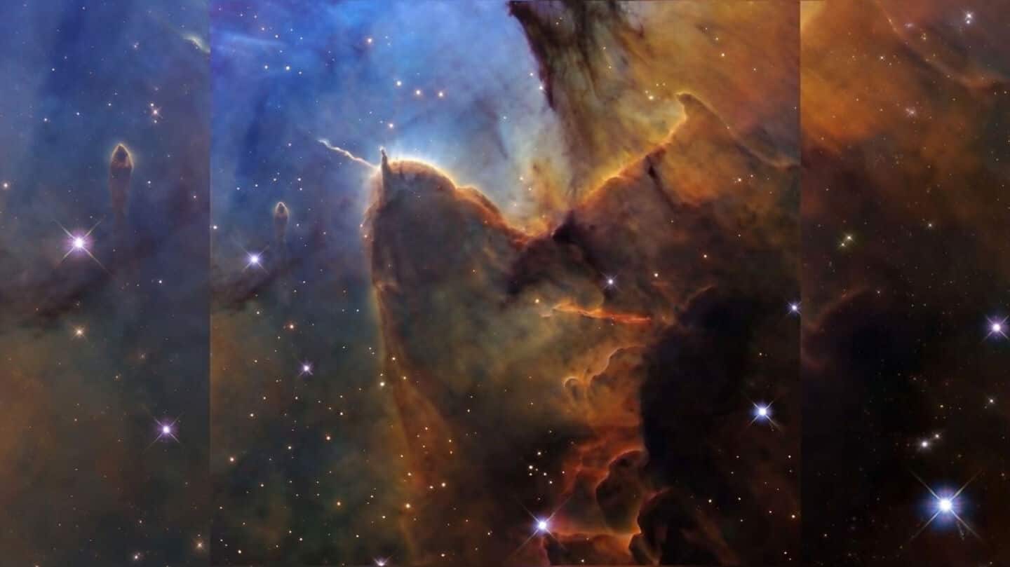 NASA releases Hubble image of baby stars in Trifid Nebula